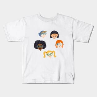 Multiethnic children collection. Kids T-Shirt